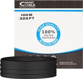 Câble réseau Nanocable 10.20.0502-EXT-BK 100 m Cat6 U / UTP (UTP) Noir