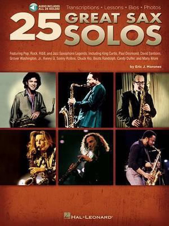 25 Great Sax Solos (Book/Online Audio), Eric J. Morones | 9781423410768 |  Livres | bol.com