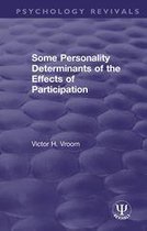 Psychology Revivals - Some Personality Determinants of the Effects of Participation
