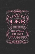 Vintage Lee Limited Edition the Woman the Myth the Legend