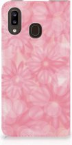 Samsung Galaxy A30 Smart Cover Spring Flowers