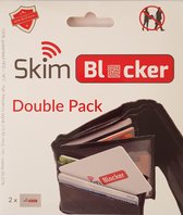 SkimBlocker - De betrouwbaarste Anti Skim Card - tegen skimmers - RFID kaartbeschermer - portemonnee accessoires - perfecte bescherming tegen skimmen - bankpas beschermer - bescherming van privacy gegevens - RFID Blocker