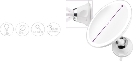 medisana CM 850 - Cosmetica Spiegel met LED