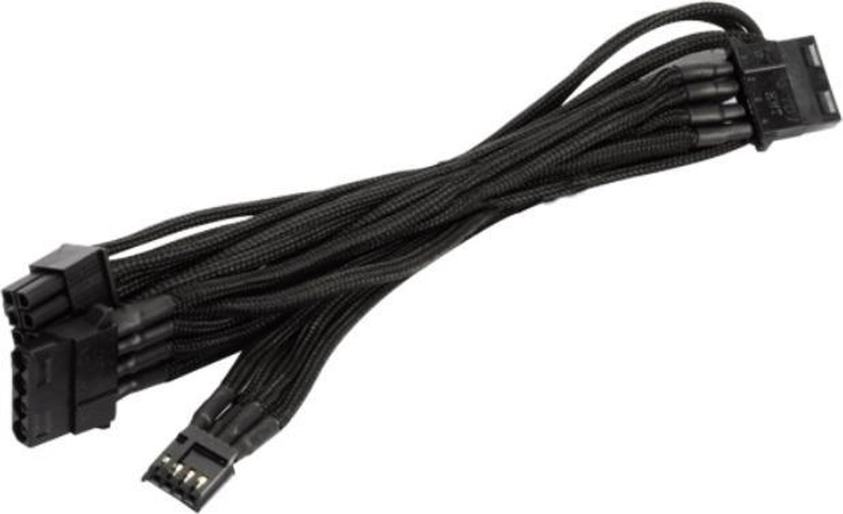 Silverstone kabeladapters/verloopstukjes SST-PP06B-3PER10F