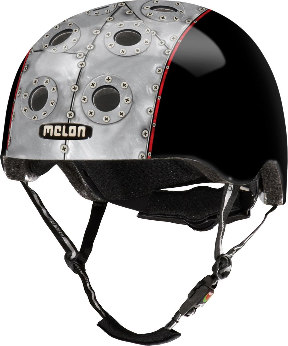 Melon helm Aviator XL-XXL (58-63cm) zwart/grijs