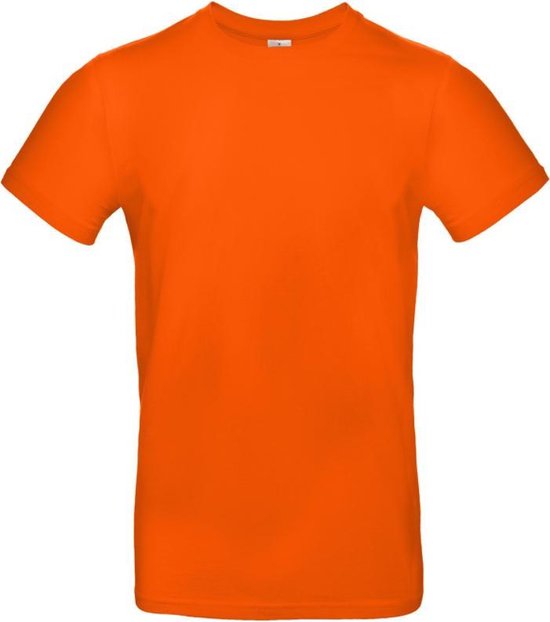 B&C Basic T-shirt E190 - Orange - Maat XXL