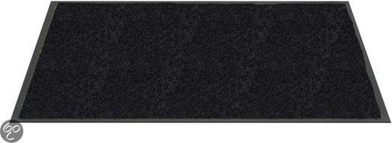 Hamat Wasbare deurmat Twister - 80x120 - Zwart - HAMAT