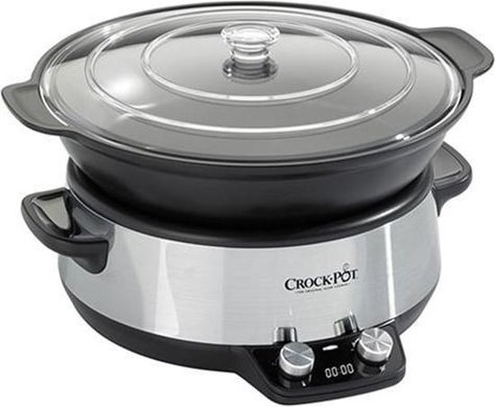 roekeloos Triviaal achterlijk persoon Crock Pot Slow Cooker Sauté CR0011, 6 liter | bol.com