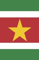 Suriname Flag Notebook - Surinamese Flag Book - Suriname Travel Journal
