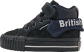 British Knights ROCO - Baby Unisex - Sneakers Hoog - Donker Blauw - Maat 20