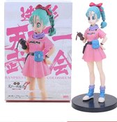 Banpresto Dragon Ball Speelfiguur Bulma 16 Cm Roze