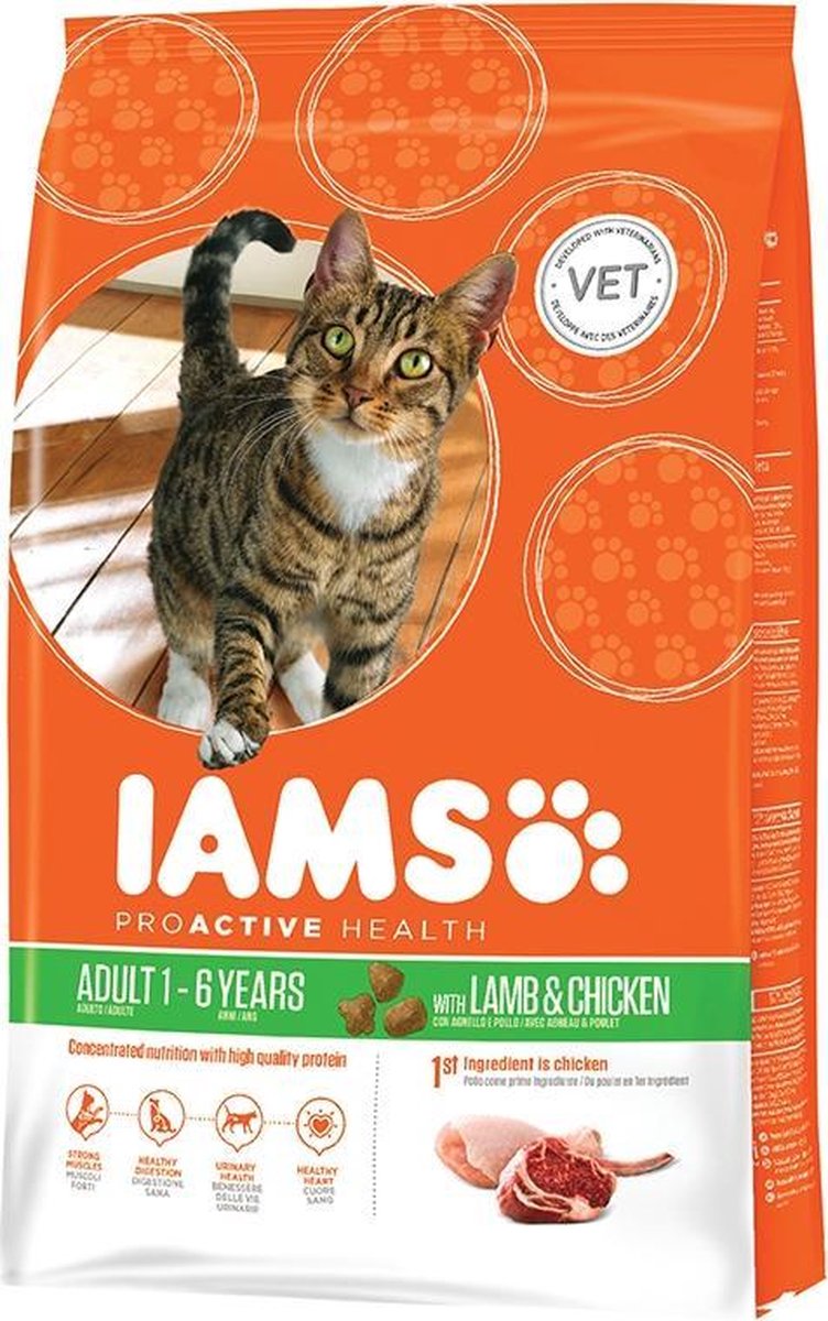 Iams Adult Lam - Kattenvoer - 1.5 kg
