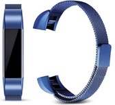 Timmers Trade Milanees bandje - Fitbit Alta (HR) - Blauw - Small