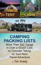 Tent, Cabin or RV Camping Packing Lists