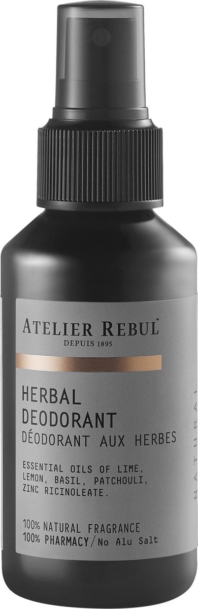 Atelier Rebul Kruidige Deodorant 100 ml - Spray - 96.42% Natuurlijk |  bol.com