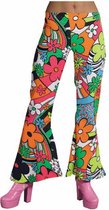 Dames hippie broek Woodstock - Carnaval kostuum vrouwen maat 36