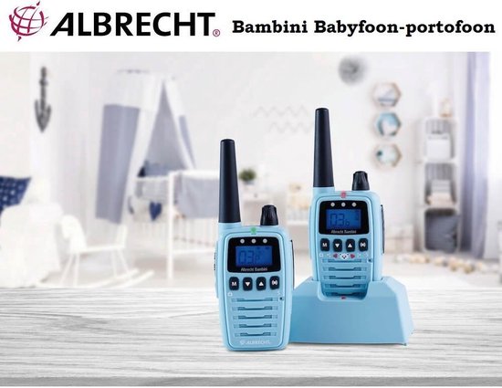 Albrecht Bambini Babyphone + kit talkie-walkie | bol.com