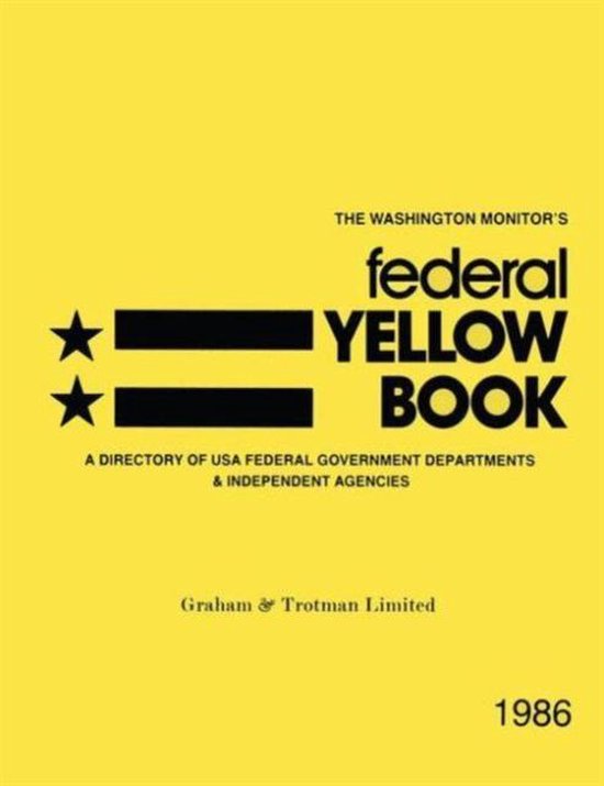 Federal Yellow Book 9780860108368 B.Kinnas Cook Boeken