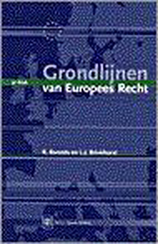 Grondlijnen van Europees recht - cover