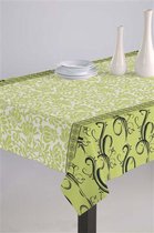 Luxe Stoffen Tafellaken - Tafelkleed - Tafelzeil - Hera Groen - Duurzaam - Hoogwaardig - 140 cm x 220 cm