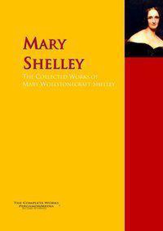 Boek "The Collected Works of Mary Wollstonecraft Shelley" met portret van Mary Shelley