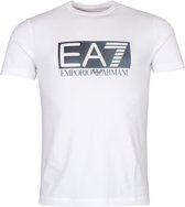 EA7 Shirt - Maat L  - Mannen - wit/zwart