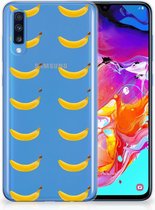 Bumper hoesje Geschikt voor Samsung Galaxy A70 Banana