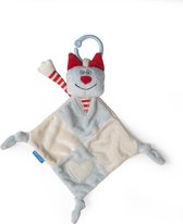 Taf Toys Extra zacht knuffeldoekje Hangspeeltje Kat met ophangring - 0 - 24 mnd