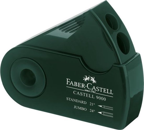 Faber-Castell puntenslijper - Sleeve - 2-gaats - groen - FC-582800