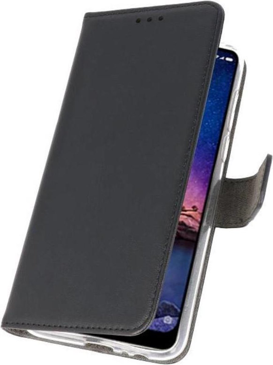 Bestcases Pasjeshouder Telefoonhoesje XiaoMi Redmi Note 6 Pro - Zwart