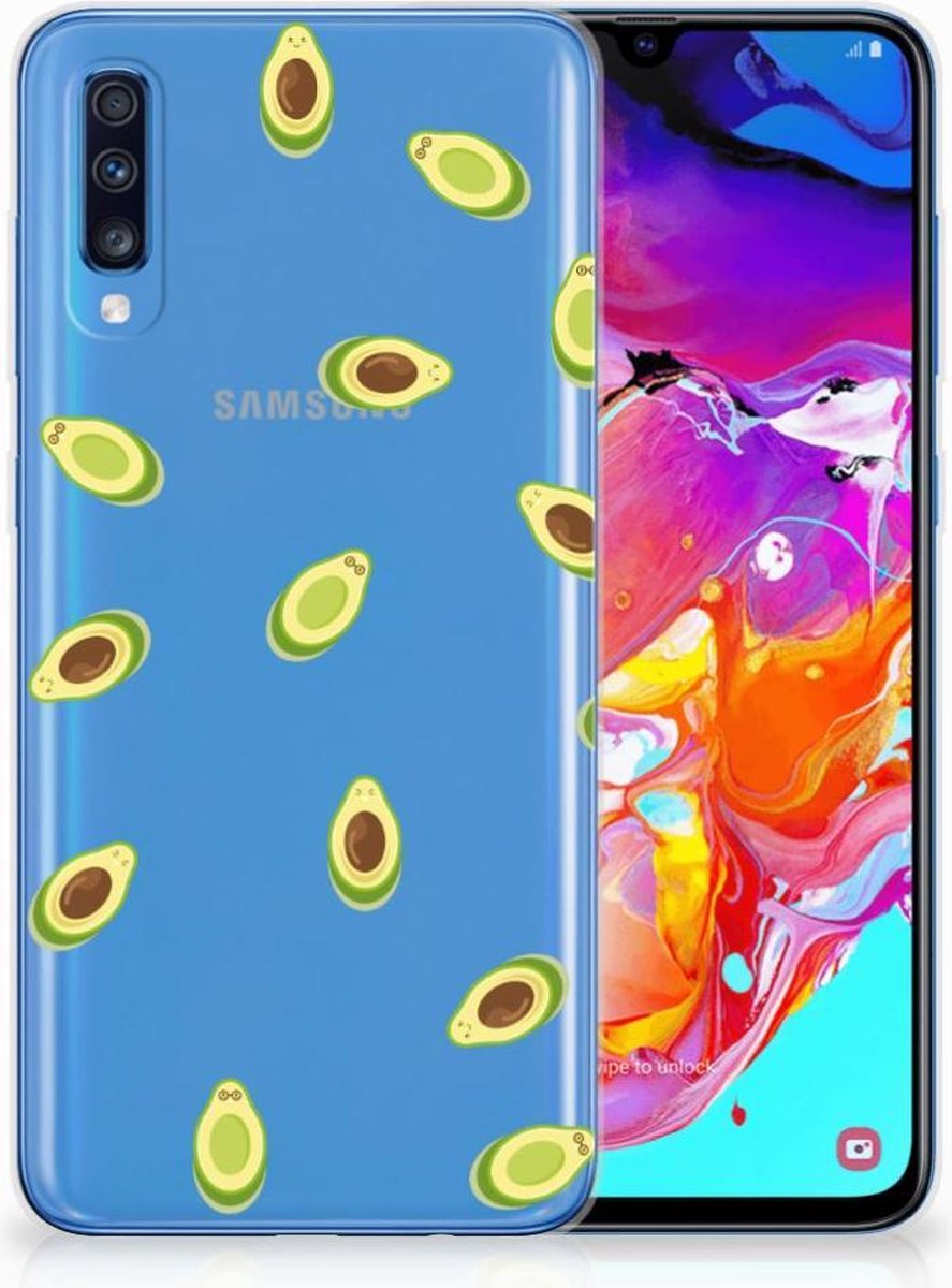 Samsung Galaxy A70 Siliconen Case Avocado