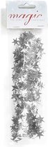 Kerstslinger zilver 750cm - Guirlande folie lametta - Zilveren kerstboom versieringen