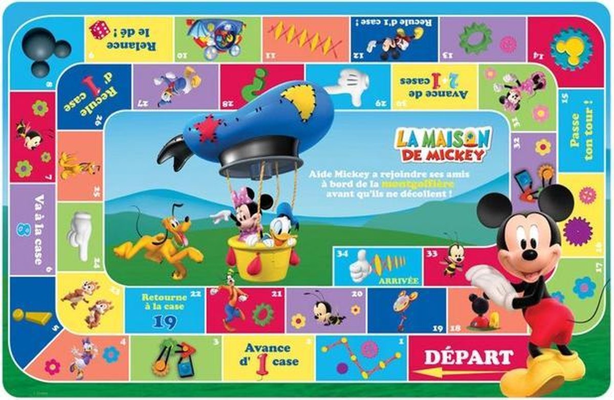 Disney Mickey Mouse La Maison Bordspel/placemat 28 X 43 Cm | Games | bol.com