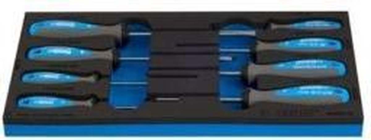 Unior schroevendraaier set plat/kruis 8-delig