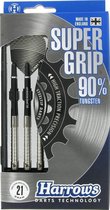 Harrows Dart Set Supergrip 90% Tungsten 21 Gram Zwart/zilver