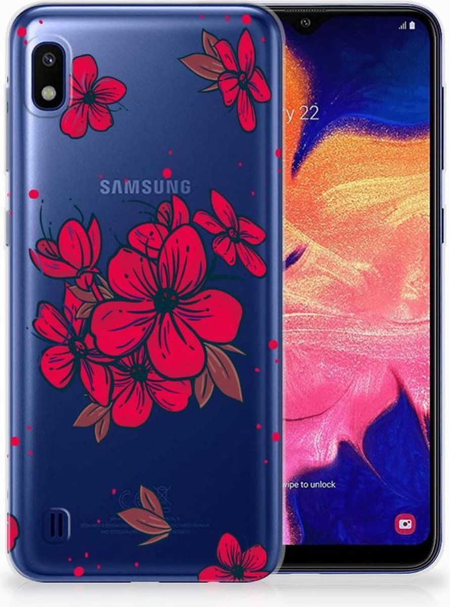 Samsung Galaxy A10 TPU Case Blossom Red