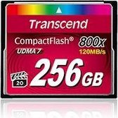 Transcend 256GB 800x CF flashgeheugen CompactFlash
