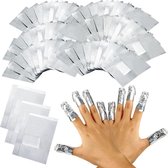 Gellak Remover folie – Gel nagellak verwijderaar – Aluminiumfolie | 100 stuks