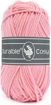 Durable Cosy - dik acryl en katoen garen - Flamingo pink 229 - naald 5 a 7 - 5 bollen
