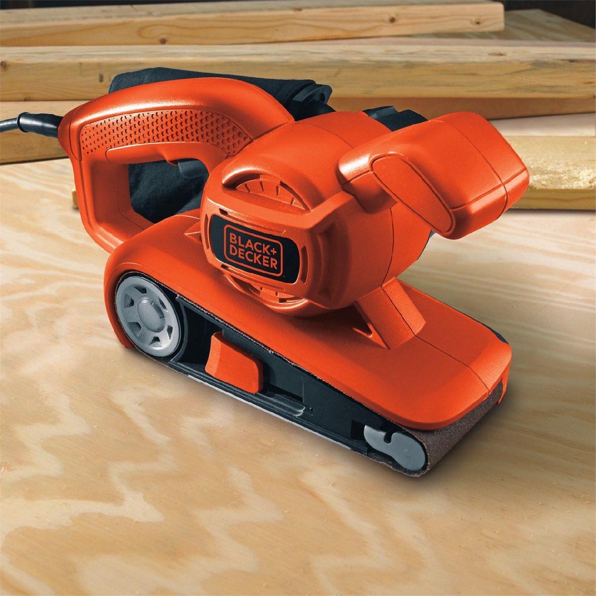 BLACK+DECKER 720W 75mmx457mm bandschuurmachine - KA86-QS – foto 4