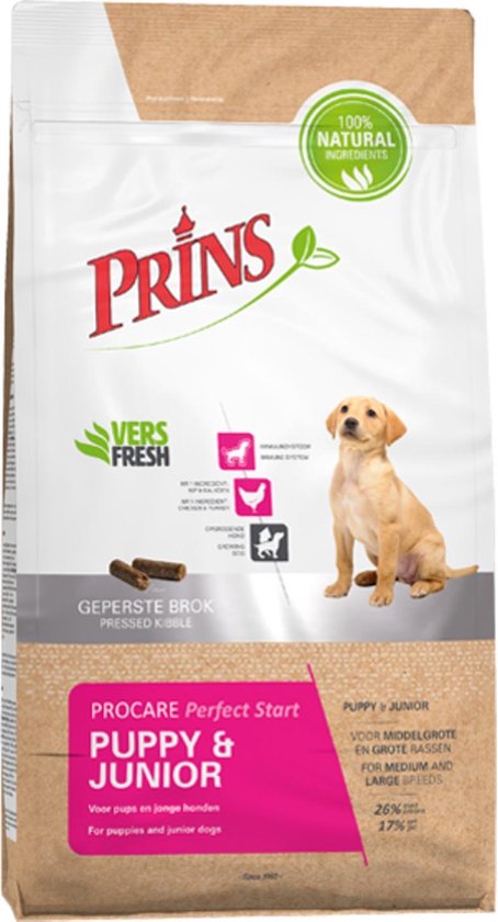 Prins Procare Puppy & Junior - Hondenvoer - 7,5 kg