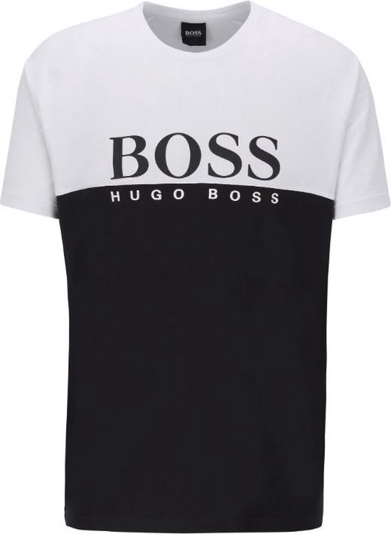 native bijvoorbeeld bovenstaand Hugo Boss heren logo t-shirt - black/white | bol.com
