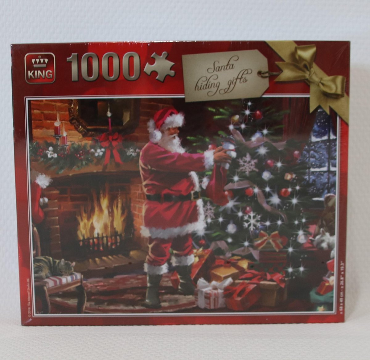 King Puzzel 1000 Stukjes (68 x 49 cm) - Kerstpuzzel kerstman - Legpuzzel  Kerst -... | bol.com