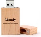 Mandy naam kado verjaardagscadeau cadeau usb stick 32GB