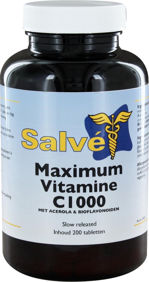 Goedkoopste Salvé Maximum Vitamine C 1000 200 tabletten