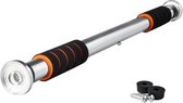 Heavy Duty - Pull up bar - Chin up bar - Verstelbare optrekstang deurpost – Chrome - 80 tot 130 cm