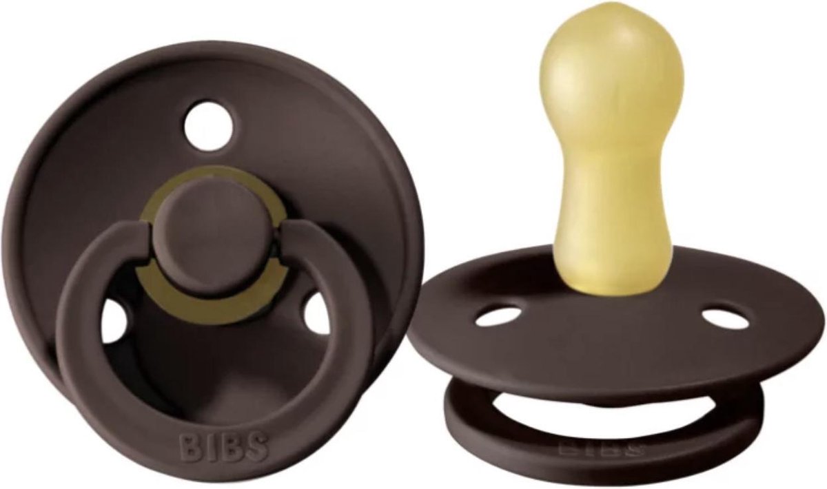 Goedkoopste Bibs Speen - 6-18 Mdn - Chestnut T2 - 1 Stk