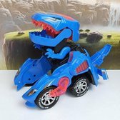 Transforming Dinosaur LED Car, Transformers speelgoed met licht en geluidsfunctie, dinosaurus transformator auto speelgoed