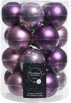 Decoris kerstballen - 20 stuks - 6cm - glas