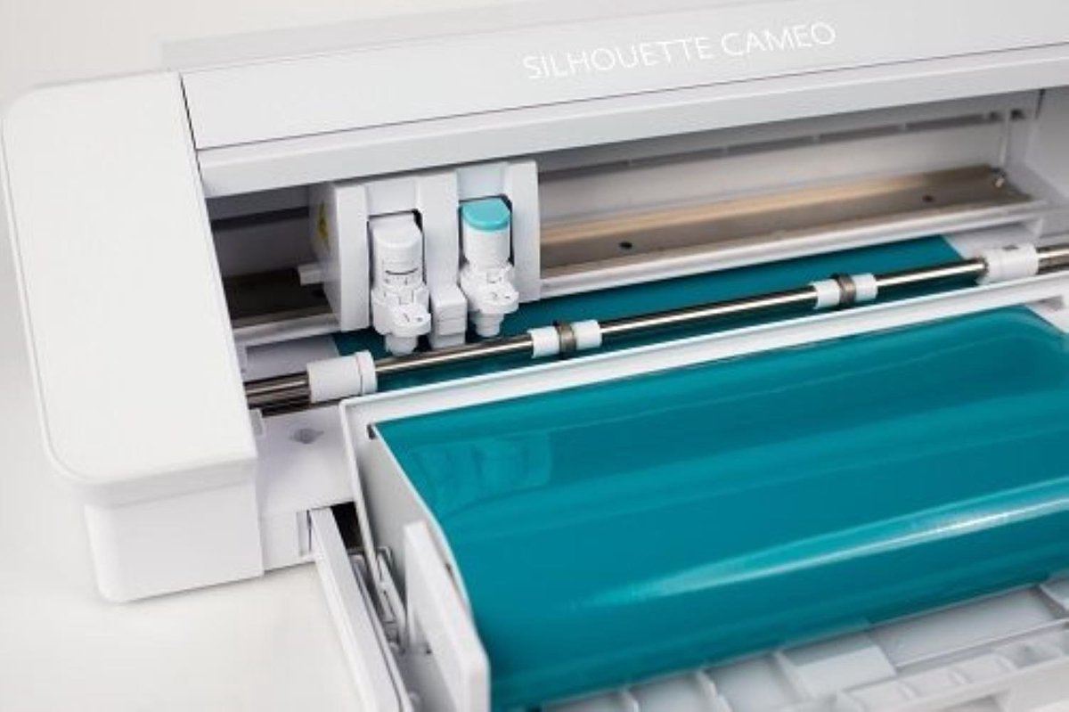 Silhouette Cameo 4 WIT & Gratis Folie Opstart FoliePakket (Flex,Flock en Vinylfolie)